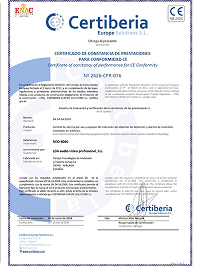 Certificate of constancy performance